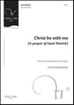 Christ Be With Me SATB choral sheet music cover